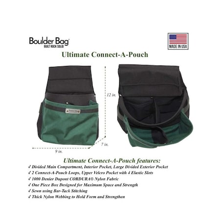 Boulder Bag Ultimate 110 Connect-A-Pouch Green ULT110GR